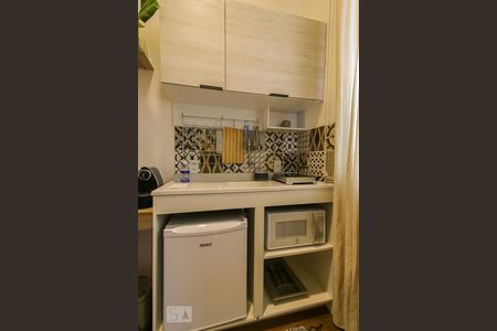 Cozinha - Armários de kitnet/studio para alugar com 1 quarto, 30m² em Vila Gertrudes, São Paulo