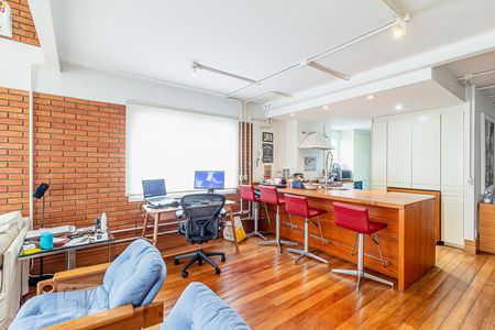 Sala de apartamento para alugar com 1 quarto, 130m² em Itaim Bibi, São Paulo