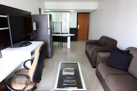 Sala de apartamento para alugar com 1 quarto, 53m² em Asa Norte, Brasília