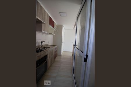 Cozinha e Área de Serviço de apartamento à venda com 2 quartos, 54m² em Ponte São João, Jundiaí