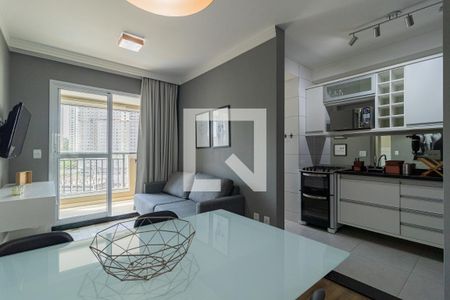 Sala de apartamento para alugar com 2 quartos, 48m² em Vila Andrade, São Paulo