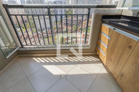 Varanda da Sala de apartamento para alugar com 2 quartos, 48m² em Vila Andrade, São Paulo