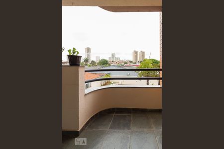 Varanda da Sala de apartamento à venda com 2 quartos, 62m² em Vila Bertioga, São Paulo