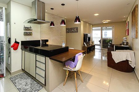 Cozinha e Sala de apartamento para alugar com 2 quartos, 83m² em Alto da Mooca, São Paulo