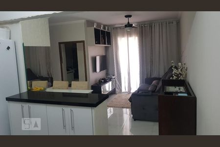 Sala e Cozinha de apartamento à venda com 3 quartos, 74m² em Jardim Maria Rosa, Taboão da Serra