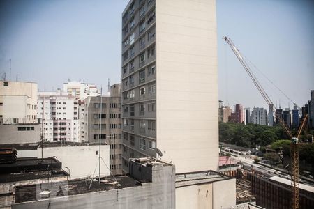 Vista da Sala de kitnet/studio para alugar com 1 quarto, 22m² em Consolação, São Paulo