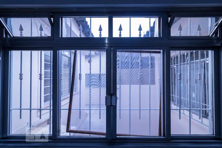 Sala - vista de casa para alugar com 1 quarto, 60m² em Chácara Mafalda, São Paulo