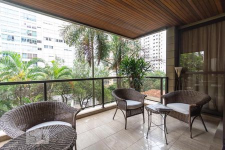 Varanda de apartamento para alugar com 3 quartos, 270m² em Jardim Paulista, São Paulo