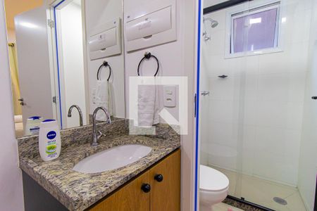 Studio para alugar com 19m², 1 quarto e sem vaga Studio para alugar com 19m², 1 quarto e sem vagaBanheiro