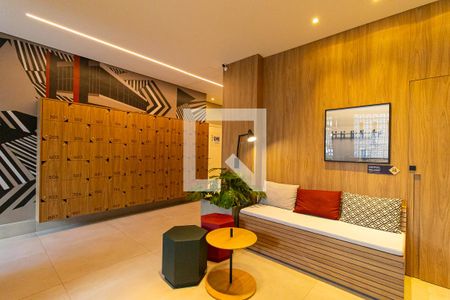 Studio para alugar com 19m², 1 quarto e sem vaga Studio para alugar com 19m², 1 quarto e sem vagaHall de Entrada