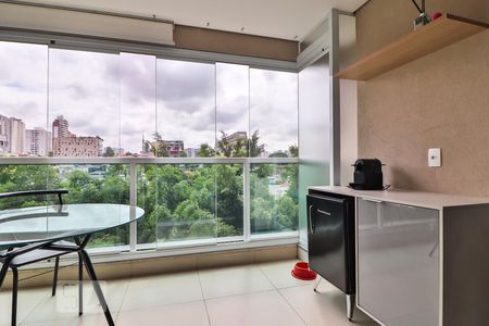 varanda de apartamento para alugar com 1 quarto, 40m² em Pinheiros, São Paulo