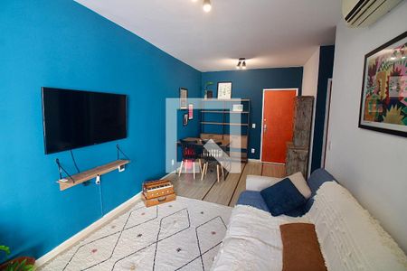 Sala de apartamento para alugar com 1 quarto, 52m² em Barra da Tijuca, Rio de Janeiro