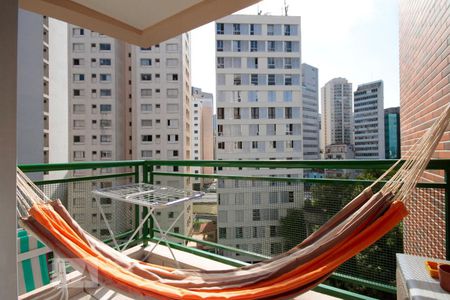 Varanda de apartamento à venda com 1 quarto, 43m² em Bela Vista, São Paulo