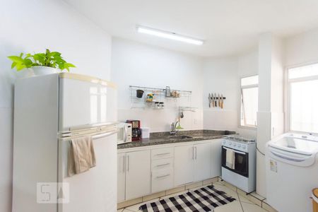 Cozinha de apartamento para alugar com 1 quarto, 53m² em Jardim Paraíso, Campinas