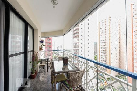 Sacada gourmet  de apartamento à venda com 3 quartos, 151m² em Vila Gomes Cardim, São Paulo
