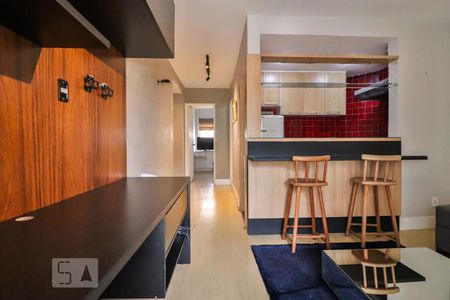 Sala de apartamento para alugar com 1 quarto, 42m² em Cerqueira César, São Paulo