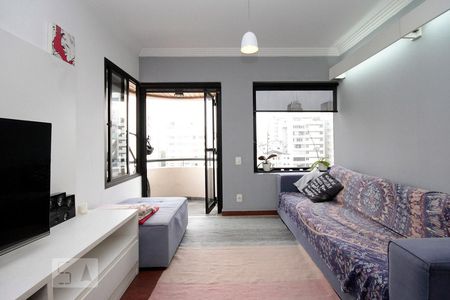 Sala de apartamento à venda com 1 quarto, 48m² em Santa Cecília, São Paulo