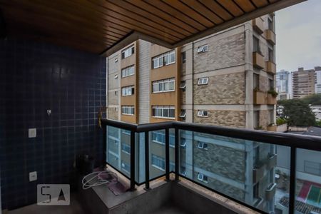 Varanda de apartamento à venda com 3 quartos, 107m² em Funcionários, Belo Horizonte