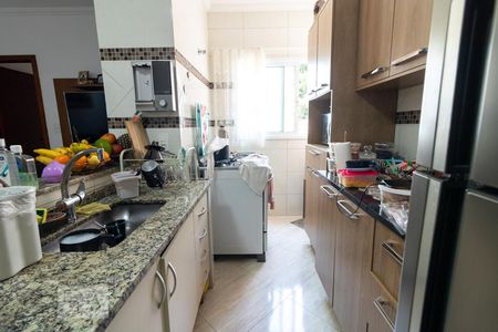 Cozinha  de apartamento à venda com 3 quartos, 73m² em Vila Curuca, Santo André