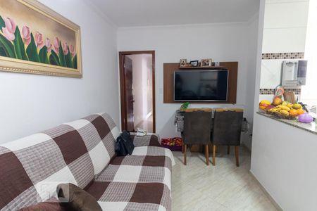 Sala  de apartamento à venda com 3 quartos, 73m² em Vila Curuca, Santo André