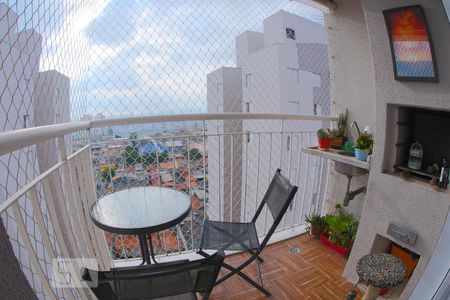 Varanda da Sala de apartamento à venda com 3 quartos, 69m² em Vila das Bandeiras, Guarulhos