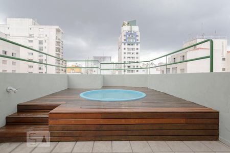 Varanda de apartamento à venda com 1 quarto, 64m² em Vila Buarque, São Paulo