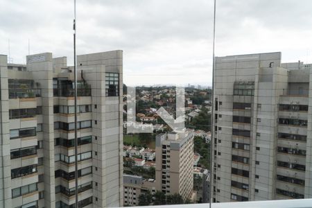 Vista da Sacada de kitnet/studio à venda com 1 quarto, 41m² em Real Parque, São Paulo