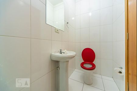 Banheiro  de apartamento à venda com 2 quartos, 39m² em Vila Valparaíso, Santo André