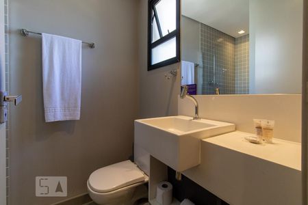 Suíte - Banheiro de apartamento para alugar com 1 quarto, 33m² em Pinheiros, São Paulo