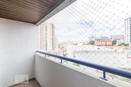 Varanda da Sala de apartamento à venda com 3 quartos, 95m² em Vila Valparaíso, Santo André