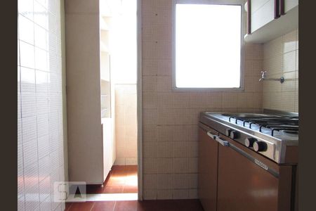 Cozinha de apartamento para alugar com 1 quarto, 40m² em Lourdes, Belo Horizonte