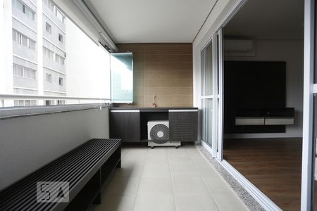 Varanda de apartamento para alugar com 1 quarto, 39m² em Bela Vista, São Paulo