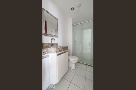 Banheiro do Quarto de apartamento para alugar com 1 quarto, 33m² em Norte (águas Claras), Brasília