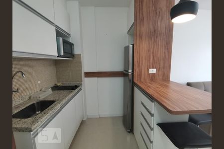 Cozinha de apartamento para alugar com 1 quarto, 36m² em Panamby, São Paulo