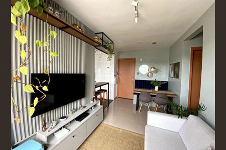 Detalhe Sala de apartamento à venda com 2 quartos, 50m² em Vila Rosa, Novo Hamburgo