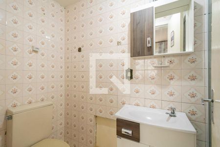 Banheiro da Suíte de apartamento à venda com 1 quarto, 33m² em Centro Histórico, Porto Alegre