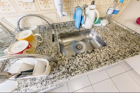 Cozinha de apartamento à venda com 1 quarto, 36m² em Bosque, Campinas