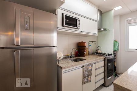 Cozinha de apartamento para alugar com 1 quarto, 47m² em Centro, São Paulo