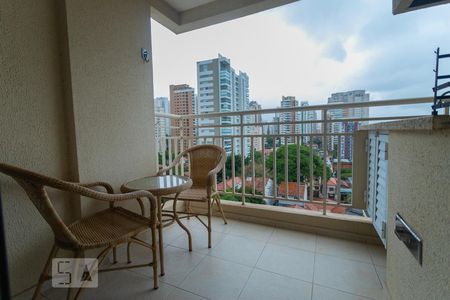 Varanda da Sala de apartamento para alugar com 2 quartos, 74m² em Perdizes, São Paulo