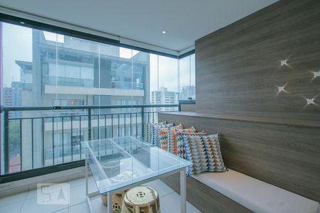 varanda de apartamento para alugar com 1 quarto, 39m² em Vila Cordeiro, São Paulo