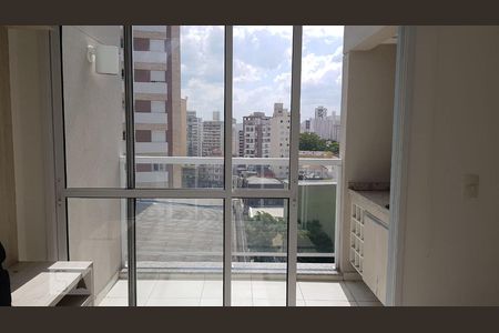 Sacada da Sala de apartamento à venda com 1 quarto, 40m² em Vila Mariana, São Paulo