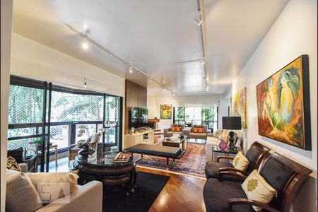 Sala de Estar de apartamento para alugar com 4 quartos, 210m² em Campo Belo, São Paulo