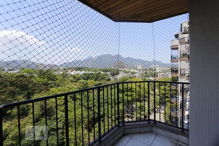 Varanda da Sala de apartamento para alugar com 3 quartos, 84m² em Pechincha, Rio de Janeiro