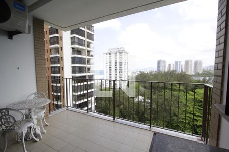 Varanda da sala de apartamento à venda com 2 quartos, 90m² em Barra da Tijuca, Rio de Janeiro