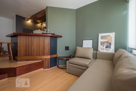 Sala de apartamento à venda com 1 quarto, 60m² em Cidade Monções, São Paulo