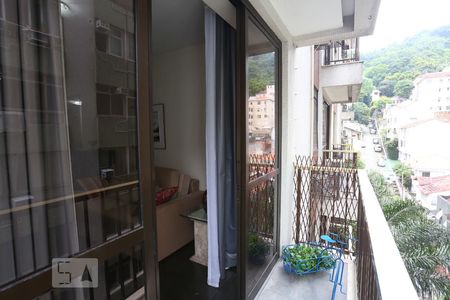 Varanda da Sala de apartamento para alugar com 1 quarto, 50m² em Copacabana, Rio de Janeiro