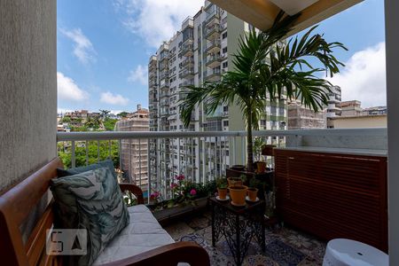 Varanda da Sala de apartamento à venda com 1 quarto, 60m² em Icaraí, Niterói