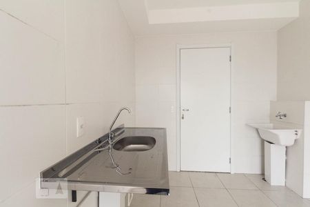 Cozinha  de apartamento à venda com 1 quarto, 28m² em Vila Alpina, São Paulo