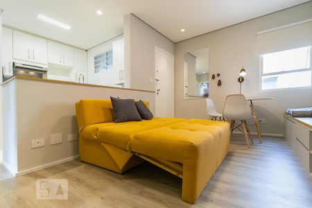 Sala - Sofá-cama de apartamento à venda com 1 quarto, 60m² em Centro, Campinas