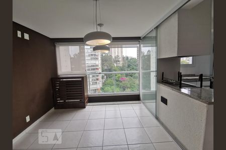 Varanda gourmet de apartamento à venda com 2 quartos, 77m² em Jardim Fonte do Morumbi, São Paulo